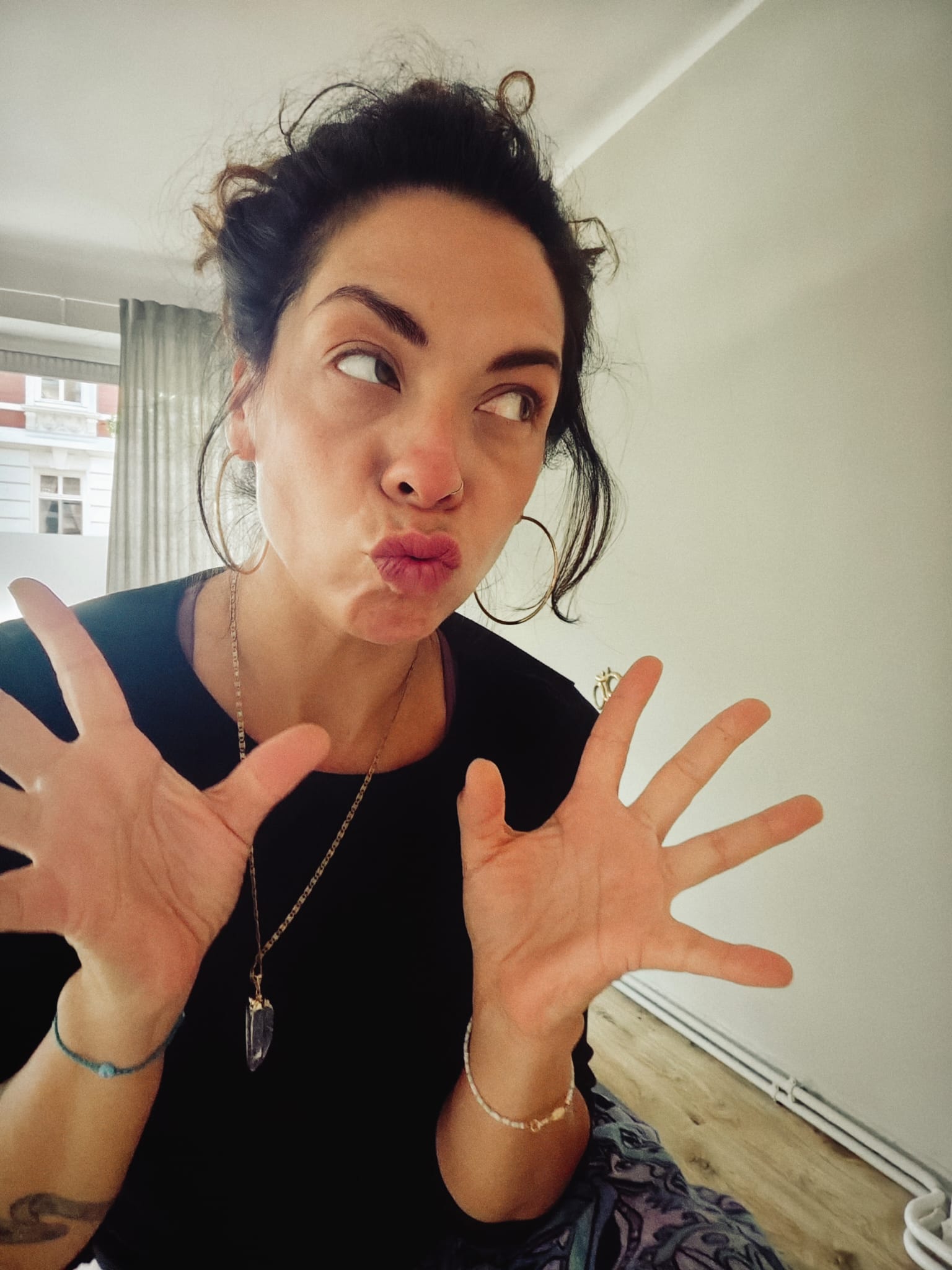 Daniela Cubas, artista y bailarina de la Theaterwerkstatt La Semilla